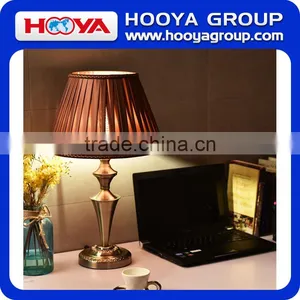 13" Antique Brass Bedside Table Lamp w/ LED Bulb Champagne Bedroom Night Light thumbnail-1