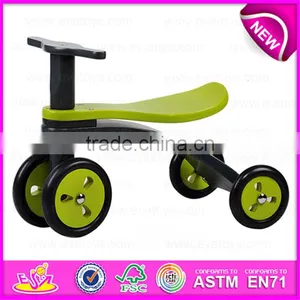 New Style Kids Wooden Tricycle Toys,Manufacturer Safety Baby Wooden Tricycle,ride on Car W16A021 thumbnail-3