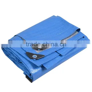 Multipurpose Waterproof Poly Tarp Reinforced Tarpaulin Perfect for Backpacking, Camping, Shelter, Shade, Ground Cover thumbnail-1