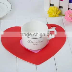 Good Quality Heart Shape Silicone Kitchen Mat/pad thumbnail-1