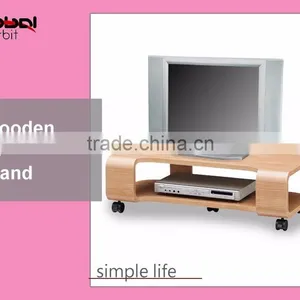 High Quality Furniture Modern Corner LCD Wooden TV Stand thumbnail-6