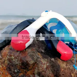 Collapsible With Earplugs Snorkeling Mask Full Dry Diving Mask thumbnail-4