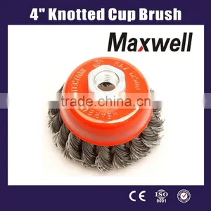 4" Knotted Cup Brush thumbnail-1