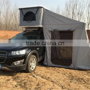 4x4 Pop up Car Camper Fiberglass Hard Roof Top Tent thumbnail-4