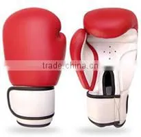 Red & White Color Boxing Gloves thumbnail-1