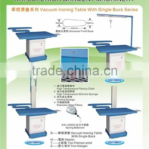 KAI-CHT Industrial Garment Vacuum Ironing Table With Double Bucks thumbnail-2