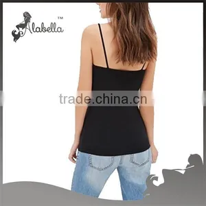 Solid Color Tank Top Wholesale Plain Tank Tops Neckline thumbnail-4