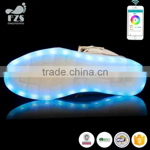 2016low MOQ With App Controlled Bluetooth Twin Lamp Dance ODM Led Light up Shoes thumbnail-6