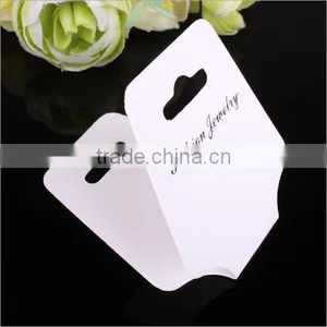 2017 Foldover Card Jewelry Packaging&Display Type Paper Cardboard Folding Display Card With Hot Stamp Logo thumbnail-5