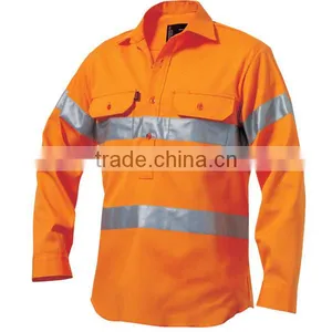 High Visibility Safety Workwear Reflective Jacket thumbnail-1