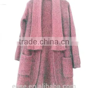 Ladies Hand Knitted Sweater Lady Fancy Cardigan Sweater thumbnail-1