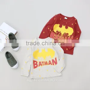 Hot Sells Kids Carton Printed Long Sleeve 100% Cotton t Shirt Kids Clothing thumbnail-1