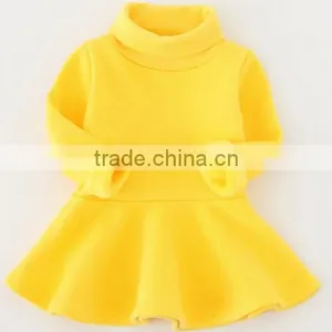 OEM Casual Latest Modern Baby Girl Winter One-Piece Dresses thumbnail-4