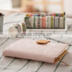 A6 Pink PU Leather Agenda Planner With Ribbon Bookmark /metal Clasp /organizers thumbnail-1