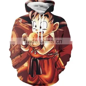 M-6XL Anime Dragon Ball Z Pocket Hooded Sweatshirts Kid Goku 3D Hoodies Pullovers Men Women Long Sleeve Outerwear New Hoodie thumbnail-5