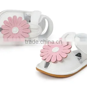 Sunflower Baby Summer Sandals, Baby Leather Sandals thumbnail-5