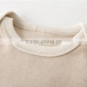 Wholesale 100% Organic Cotton Baby Romper Outfit Newborn Baby Girl Boy Romper thumbnail-5