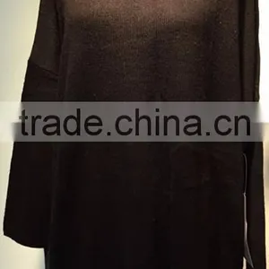 New Fashion Ladies Winter In-Stock Knitted Sweater, Fashion Ladies Bat Pullover Sweater thumbnail-4