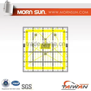 4.5"x4.5" Plastic Measuring Quilting Ruler thumbnail-1