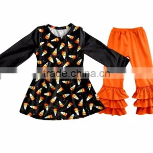 Wholesale Children's Set Clothing 2017 Halloween Boutique Baby Girl Clothing thumbnail-2