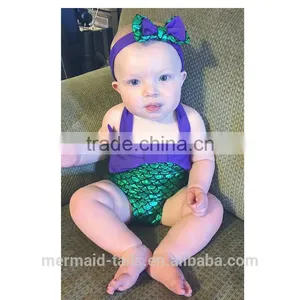 Baby Kid Girls Little Mermaid Set Costume Bikini Swimwear Swimsuit Outfits Dress thumbnail-6