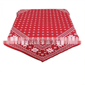 36" Square Hot Sale Polyester Printed Wedding Table Cloth thumbnail-4