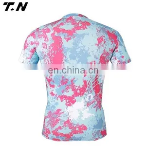 Custom Printed Rash Guard Design, Blank Mens Compression Shirts thumbnail-1