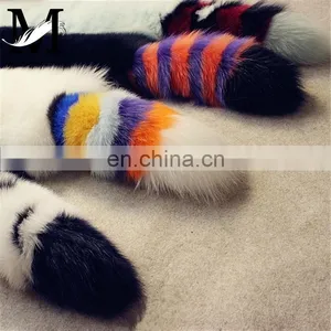 Factory Direct Fashion Women Scarves High Quality Real Fox Fur Scarf Fur thumbnail-4