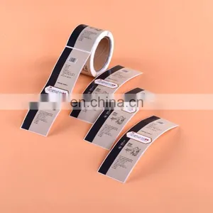 Reuseable Waterproof Pvc Vinyl Sticker/ Adhesive Paper Roll Label for Medicine Packaging thumbnail-1