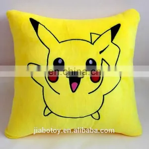 Hot Sale High Quality Cartoon Pikachu Pillow Promotional Custom Pikachu Mascot Stuffed Plush Toy Design thumbnail-1