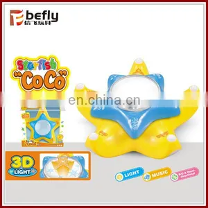 Plastic Starfish Battery Toy Animal With Light and Music thumbnail-1
