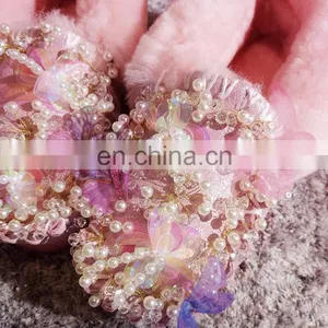 Aidocrystal Newest Lovely Pink Girls Shoes Cheap Warm Winter Boots Snow for Ladies thumbnail-3