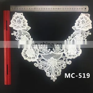 Embroidery Chemical Flower Neck Lace Collar thumbnail-1