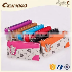 CR Low MOQ Requirements Multicolor Surface Inlaid Lovely Little Bear Black Stylish Noble Women's Wallets thumbnail-6