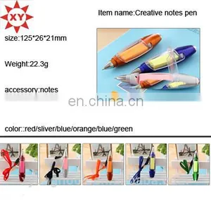 Hot Sale Promotional Gifts Creative Led Notes Pen thumbnail-5