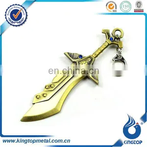 Custom Metal Sword Keychain thumbnail-1