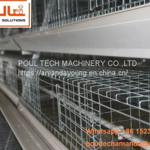 Cameroon Poultry Farm A Frame Automatic Small Chicks Cage & Pullet Cage & Day Old Chick Coop With Nipple Drinker & Drop Cup in Chicken Shed thumbnail-2