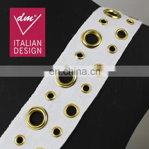 Gold Eyelet Style Lace Trim for Decorative thumbnail-1
