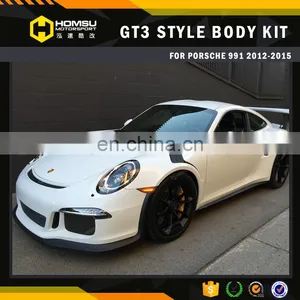 3 Body Kit Rear Front Bumper Front Lip for 991 911 GT3 Car Facelit Parts thumbnail-1