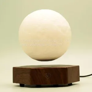Magnetic Floating Levitate Bottom Moon Ball Lamp thumbnail-2