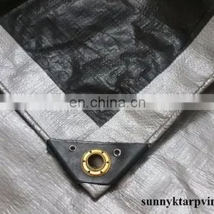 Black Silver Tarpaulin 180 Gsm, Uv Treated thumbnail-1
