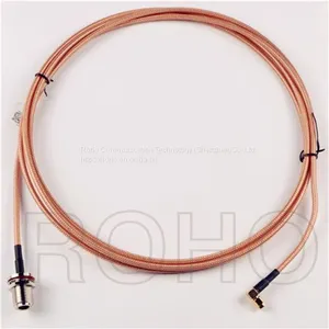 Female N to Right Angle SMA Male RF Coaxial Connector With Rg316 Cable Assembly thumbnail-1