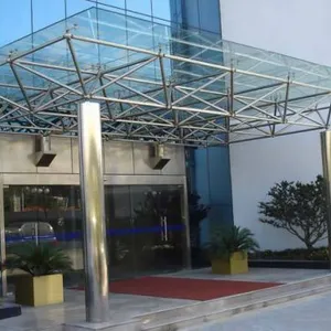 For Dormitories Glass Canopy Steel Structure Eco-friendly thumbnail-3