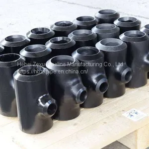 High Temperature Resistant Pipe Fitting Plumbing Equal Tee for Water Supply System Carbon Steel Tee thumbnail-2