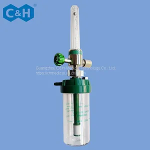 Medical Gas Application Device Wall Type Medical Oxygen Flowmeter With Humidifier for Medical Oxygen Terminal Outlet Unit thumbnail-1