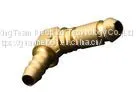 Brass Material Automotive Precision Machining For Fuel Pipe Joint High Accuracy thumbnail-1