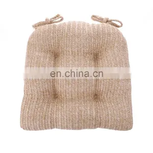 Wholesale Waterproof Reversible Custom Size PP Straw Chair Cushion Chair Pad Set of 2 for Outdoor thumbnail-2