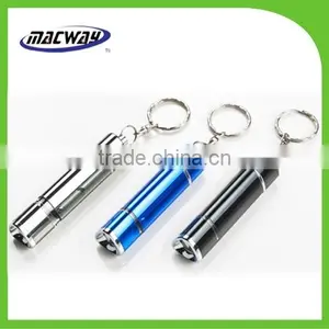 Promotional Retractable Flat Led Light Keychain Flashlight thumbnail-1