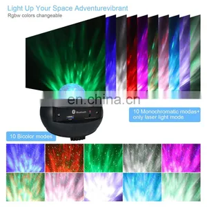 2021 Amazon Best Selling Baby Starry Sky Laser Night Light Projector With Music thumbnail-2