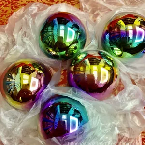 Shining Stainless Steel Christmas Ball thumbnail-5